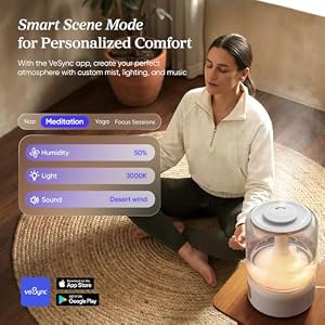 Levoit Humidifiers for Bedroom Large Room, 6.2L Tank, Smart App, Quiet 26dB — photo 4 of 6