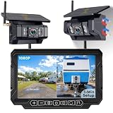 1080P Dual Magnetic Wireless Backup Camera - 7' Split-Screen for RV Trailer