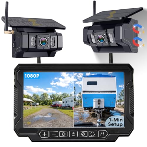 1080P Dual Magnetic Wireless Backup Camera