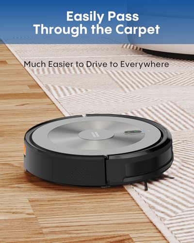 Image of Robot Vacuum and Mop Combo, 5000Pa 3-in-1 Robotic Vacuum Cleaner, Brushless Motor, Tangle-Free Design, Smart App /Alexa Control, Auto Charging & Schedule, ideal for Pet Hair, Hard Floor and Carpet