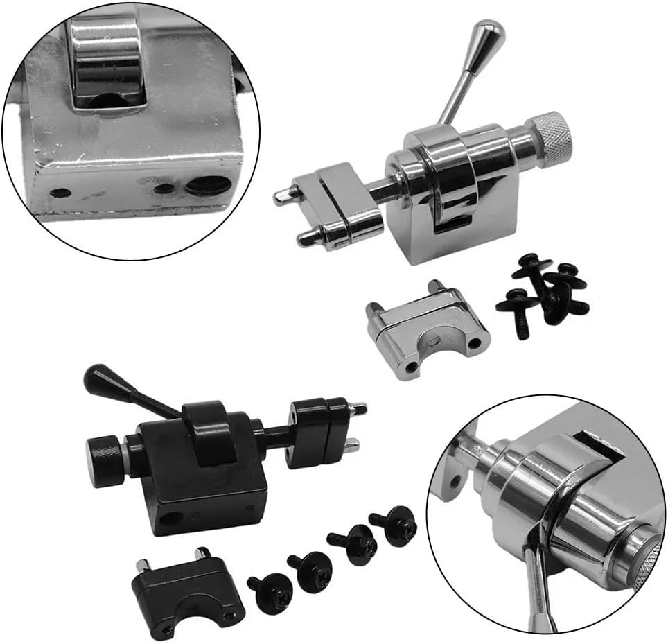 Snare Drum Regulator Strainer Adjustable For Drum Strainer Installation Part Easy Installation Reliable Accessories(Black)