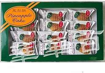 Shin Tong Yang Pineapple Cake, Taiwan Specialty Sweets, Pack of 12, 10.6 oz 300 g, Not Packaged with Frozen Shipping