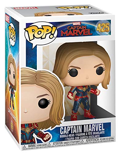 Funko Pop! Marvel: Captain Marvel (Styles May Vary) Toy, Multicolor, Standard (36341)