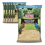 Kaytee Smart & Small Feeder Refill, Ideal Wild Bird Food for Smart Feeders, 2 Pounds, 6 Count