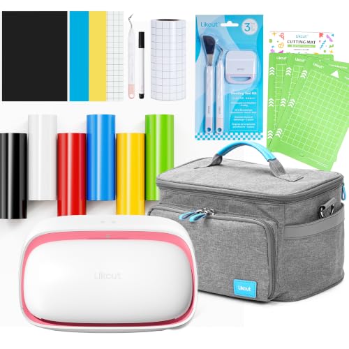 Likcut Vinyl Cutter Machine Creator Bundle with Carrying Cas...