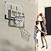 Basketball Hoop Outdoor, Wall-Mounted Basketball Hoop, with PC Backboard, Space-Saving Design, for Indoor & Outdoor Use(55.1x35.4in/140x90cm)