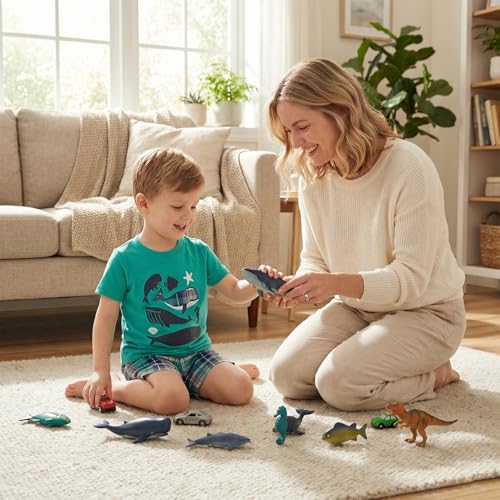 Image of Bumeex Toddler Boy's Short Sleeve T-Shirt and Short Outfit Set 2-7T