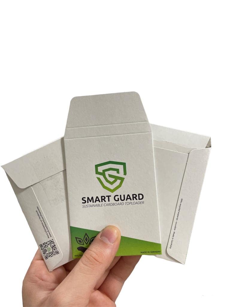 Smart Guard Toploader Lot de 100 cardboards durables 99 % recyclés pour cartes à collectionner + protection d'expédition GECO