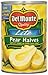 Del Monte Lite Pear Halves Bartlett Pears in Extra Light Syrup, 15-Ounce (Pack of 8)
