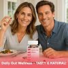Clean Prebiotic Fiber Gummy, Clean Fiber Gummies for Men, Men Prebiotic Supplement for Digestive Gut Health, Non-GMO, 60 Gummies / 4g Fibers Per Serving