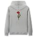 HOSD Sudadera con Capucha para Hombre Streetwear Sudaderas con Capucha con Bordado...