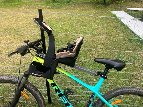 WeeRide Safe Front Child Baby Bike Cycle Seat Carrier Grey, Aged 1-4 - Image 6