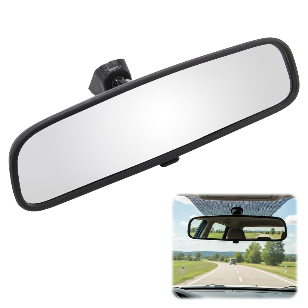 STHIRA® Interior Rearview Mirror for Hyundai & Kia HD Replacement Car Mirror with Anti-Glare Day/Night Lever, Wide Angle Rear View, Easy Ball Joint Mount Installation-image-35