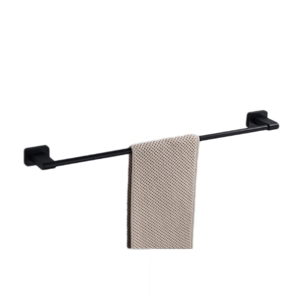 Barre de serviette en cuivre simple accessoire noir pour organiser vos toilettes familiales