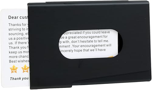 Miniatura 5 de BONSYL® Portatarjetas de visita de aleación de aluminio, soporte para tarjetas de visita, colorido bolsillo para mujeres y hombres.