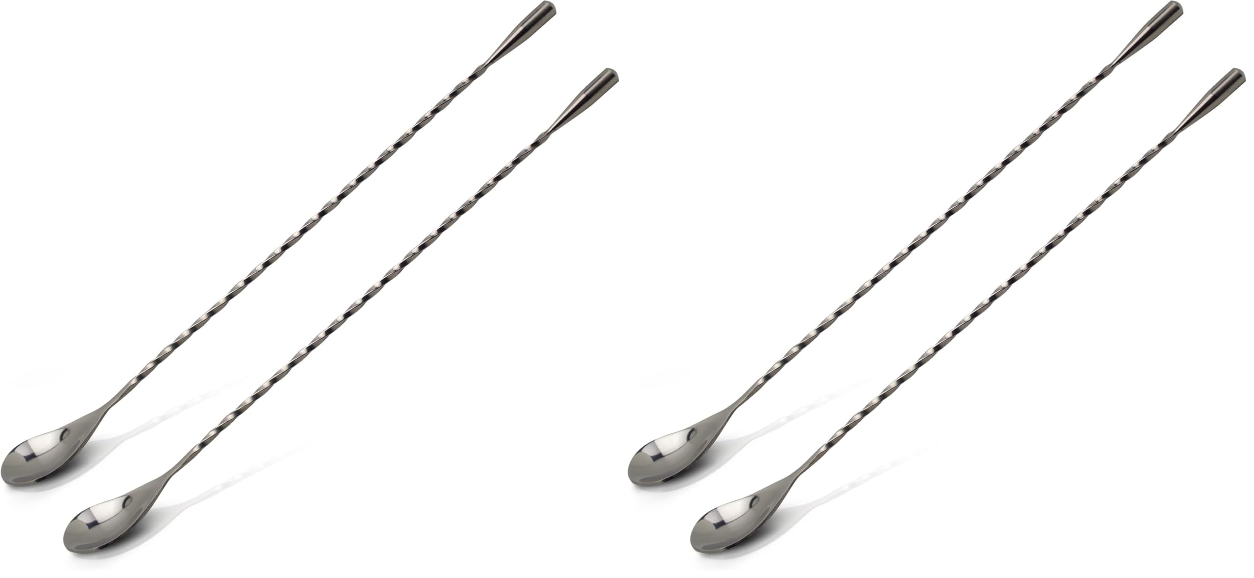 Spiral Handle Bar Spoon with Teardrop Weight