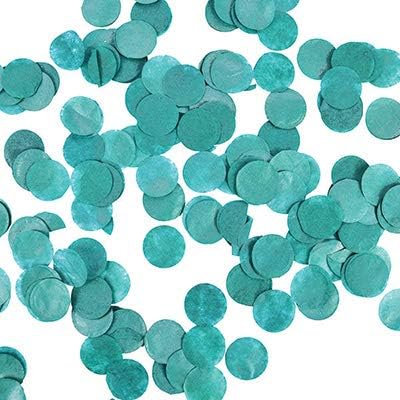 Club Pack Party Decorations Teal Lagoon Tissue Confetti Dots Box 12 Bags Confetti Dots