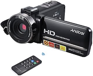 Camera Camcorder, Andoer HDV-3051STR Portable 24MP Digital Video Camera 1080P Full HD