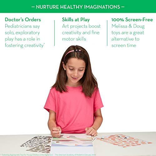 Melissa & Doug Mosaic Sticker Pad Safari Animals (12 Color Scenes To Complete With 850+ Stickers) #TOP2