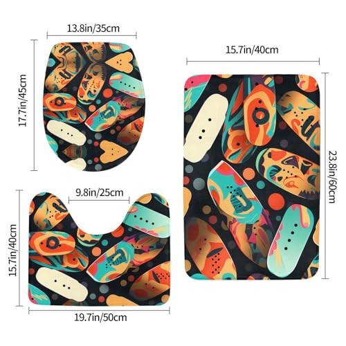 Tapis de bain antidérapant WHJDPP pour éviter les glissades - 3