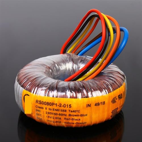 Transformateur toroïdal double 80VA conçu avec un anneau de qualité supérieure pour audiophile