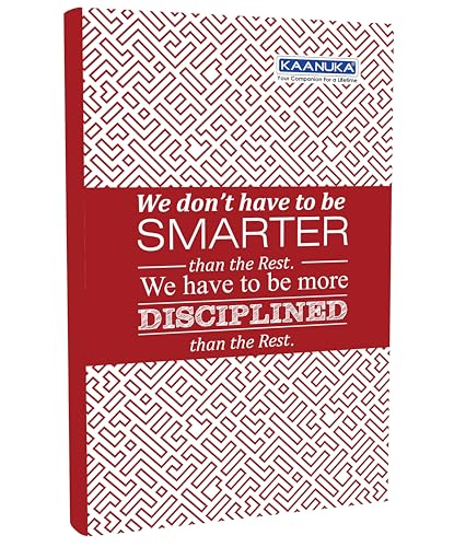 Image of KAANUKA Long Size Notebook - 140 Pages, Ruled, Single Line, Long Size - 27.2cm X 16.7cm, Pack Of 6 Notebooks, Long Size Single Line Notebooks for School Students