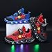 Kosriar Cartoon LED Illuminated Sneakers for Outdoor Sports and Running with Breathable Design and Party Fun(Blue,10)