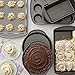 Wilton Perfect Results Premium Nonstick Bakeware Essentials Set - Perfect for Everyday Use and Baking Cookies, Cupcakes, Cakes, Steel, 6-Piece