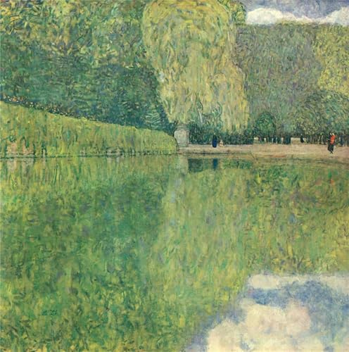 Cuadro en lienzo Klimt 60x90cm para eliminar la frialdad de las paredes de oficina