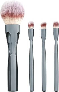 Sminkborstset | mjuka borstar och ergonomiskt magnetiskt handtag - ansikts- och ögonmakeup borstkit | för ansiktspuder, ögonskugga och fördjupning, idealisk start