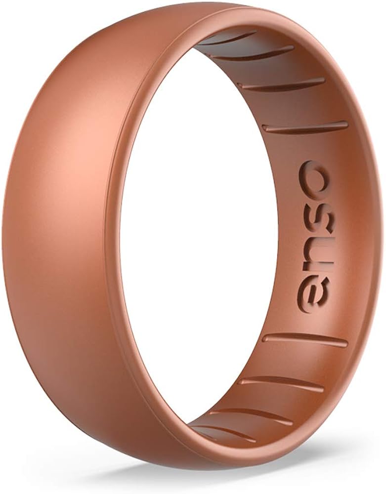Enso Rings Classic Elements Silicone Ring | Made in The USA | Comfortable, Breathable, and Safe: Clothing, Shoes & Jewelry