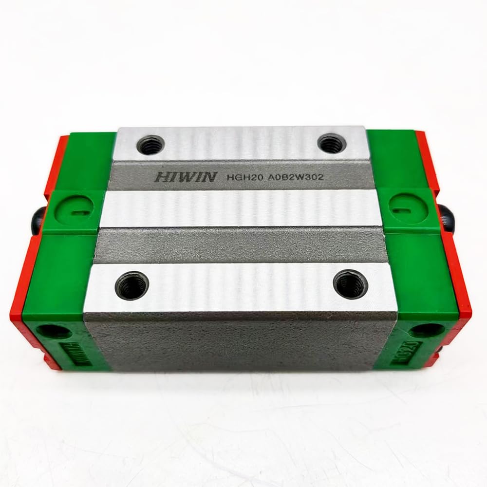 THK HIWIN Square Heavy Load Linear Block HGH20CA Linear Carriage and Linear Guide Rails are Available as CNC Parts