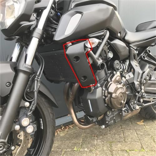 Cache radiateur pour MT-07, l'accessoire moto idéal pour vos road trips