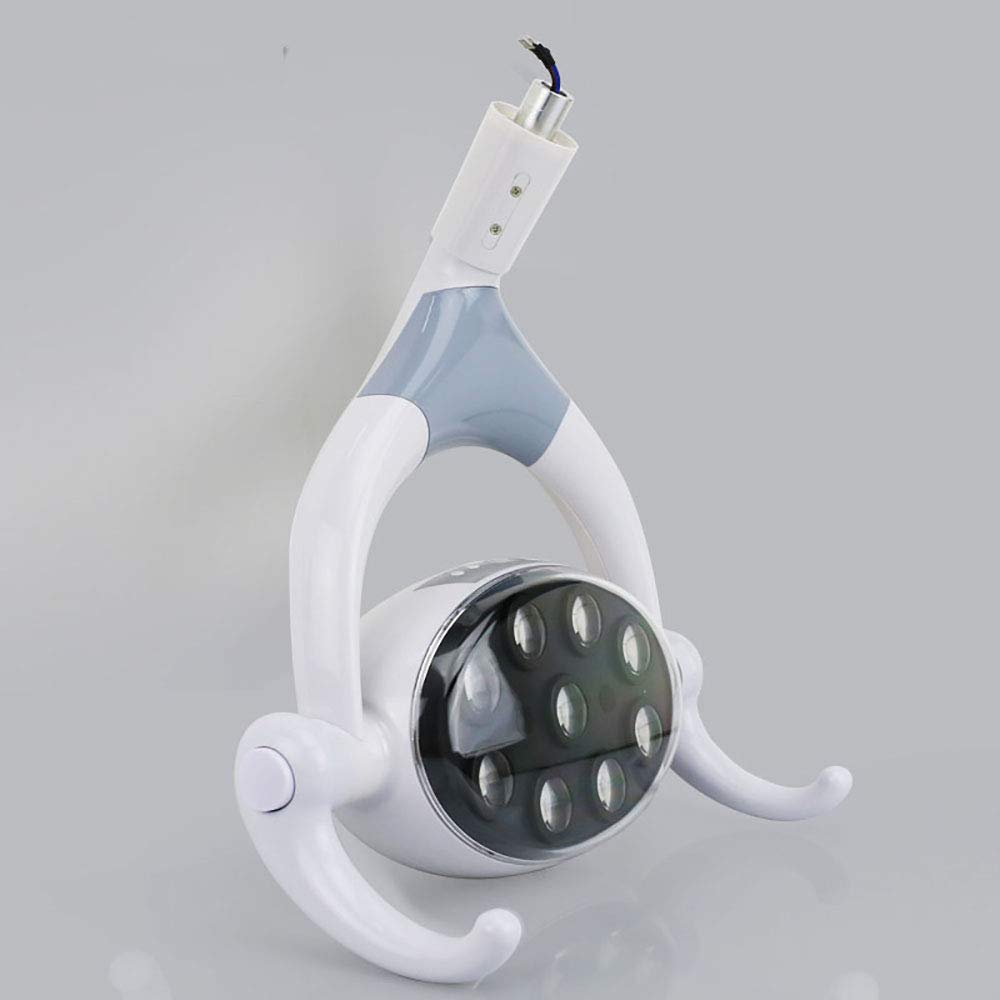 Lampada Chirurgica per Induzione a Luce LED Orale Dentale per Poltrona Riunita, Senza Ombre, 8 Livelli di Regolazione della Luce