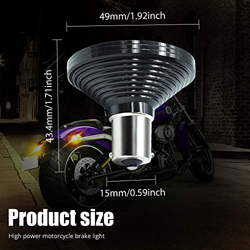 2 " 1156 Harley Davidson Led Light Bulb Amber Super Bright 60-Smd 3030 Chips With Lens Replacementfor Motorcycle Running Driving Turn Signal Blinker Bullet Light.(2-Pack). #TOP3