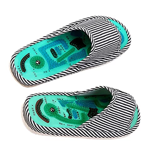 Chaussons Pantoufles D'intérieur pour Hommes Massage Pantoufles Pieds Acupérure Magnétique Thérapie Magnétique Chaussons, Pantoufles De La Maison pour Femmes Noverly Open Toe Sandales Cover