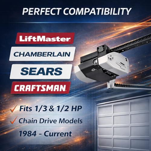Image of Upgrade Gear and Sprocket Replacement Kit Compatible with Liftmaster, Chamberlain, Sears, Craftsman 1 /2 and 1 /3 HP Chain Drive Models Replace# 41c4220a 41A2827