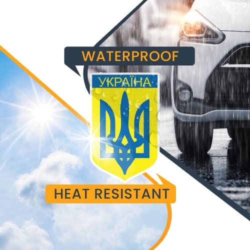 Magnet Me Up Ukrainian Coat Of Arms Magnet Decal, 3.8X6 Inches, Heavy Duty Automotive Magnet For Car Truck Suv #TOP7