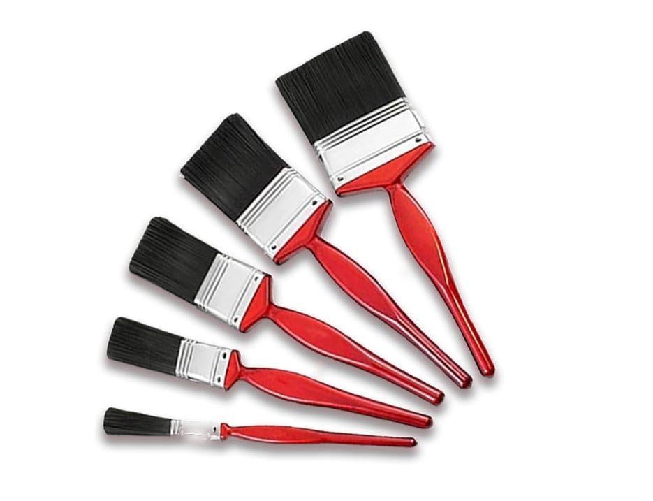 Fastcar ® Mixed Paint Brush Set (Pack of 5) - Professional Paint Brush Set - No Loss of Bristle Paintbrush Heads