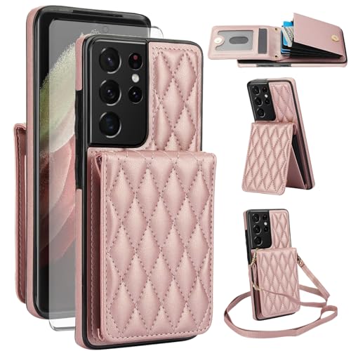 Étui Samsung S21 Ultra 5G avec blocage RFID et protection écran antichoc