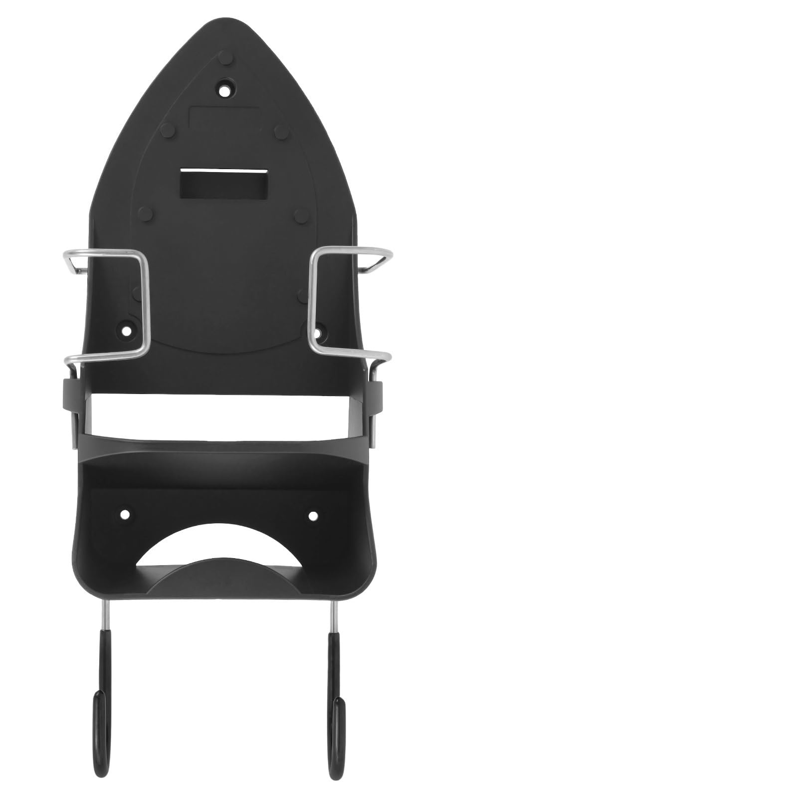 Supporto per ASSE da Stiro Appendiabiti for ASSE da Stiro Supporto for ASSE da Stiro in Ferro da Parete for Hotel for Uso Domestico Forniture for riporre ASSE da Stiro(Black)