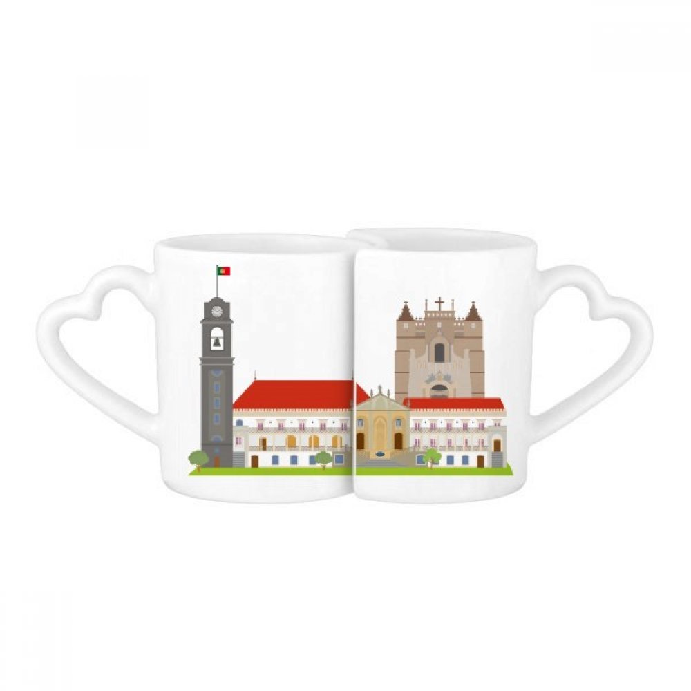Poterie blanche Portugal Coimbra tasse en céramique pour lovers de voyage