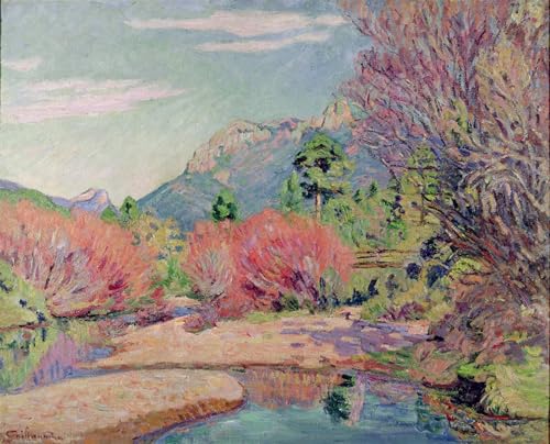 Toile Guillaumin les Bords de la Sedelle : Décoration murale abstraite