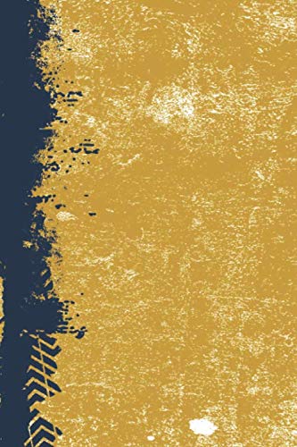 Blue And Gold: (6x9 Dot Grid) Blank Journal Notebook Organizer Planner Sketchbook Gratitude Diary Small Pocket Size College or High School Team ... Sports Fan (Grunge School Color Notebooks) Paperback – Organizer, August 17, 2018