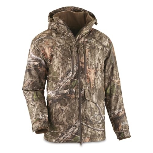 Image of Guide Gear Men's Guide Dry Steadfast Insulated Parka; Hunting Clothing, Camo Jacket