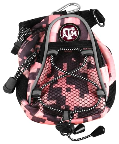 LinksWalker Texas A&M Aggies - Mini Day Pack - Pink Digi Camo Cross Body Waist Pack Bag