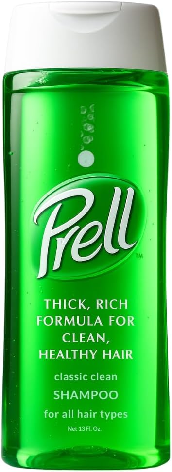 Prell Original Green Shampoo – Classic Clean Deep Cleansing Shampoo for Men & Women | 13.5 oz | 2 Pack