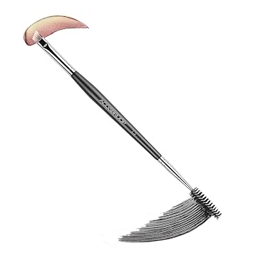 Eyebrow and Spoolie Brush, Professional Angled Eyeliner Brush