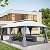 Grand Patio 13'x20' Gazebo for Patio Double Vent Canopy Anti-UV Shelter with Privacy Curtains and Netting for Deck Backyard Garden Lawns