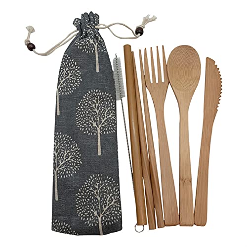 Couverts de bambou pour manger proprement en camping et rando - 4